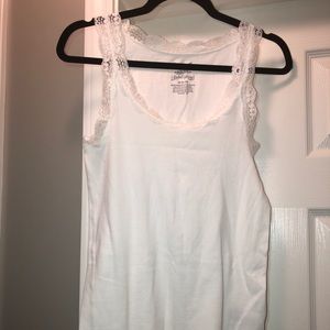White Lace Tank